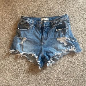 Abercrombie & Fitch Curve Love Mom Shorts